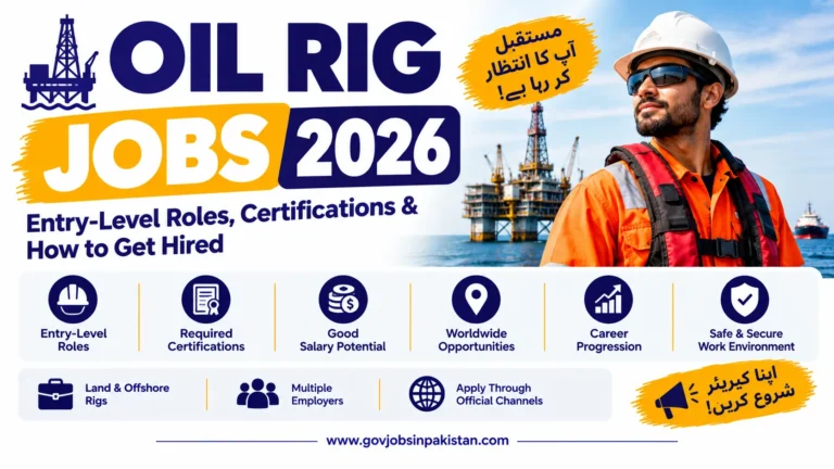 Oil Rig Jobs 2026 – Entry-Level Roles, Certifications & How to Get Hired